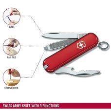 Нож Victorinox Rally 58мм/9функ/красный