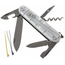 Нож Victorinox Spartan 91мм/12функ/прозрачный серебристый