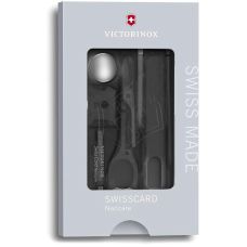 Набір Victorinox Swisscard Nailcare 82х54х4мм/13функ/прозорий чорний