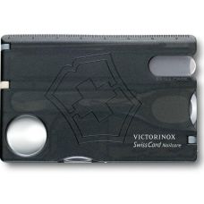 Набір Victorinox Swisscard Nailcare 82х54х4мм/13функ/прозорий чорний