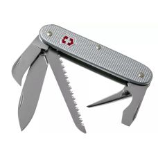 Нож Victorinox Swiss Army 7 93мм/7функ/рифл/серебристый