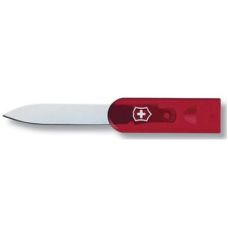 Нож Victorinox для SwissCards, прозрачный красный