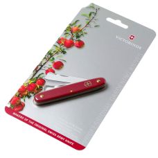 Нож Victorinox Budding Combi садовый 100мм/2функ/матовый красный, блистер