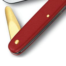 Ніж Victorinox Budding Combi 2 садовий 100мм/3функ/матовий червоний, блістер