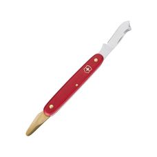 Ніж Victorinox Budding Combi 2 садовий 100мм/3функ/матовий червоний, блістер