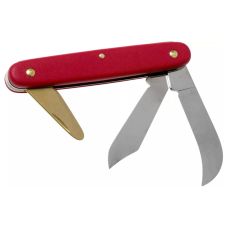 Нож Victorinox Budding-Pruning 3 садовый 100мм/3функ/матовый красный, блистер