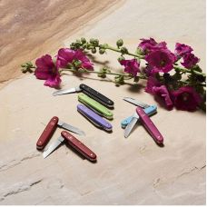 Нож Victorinox Floral садовый 100мм/1функ/матовый голубой, блистер