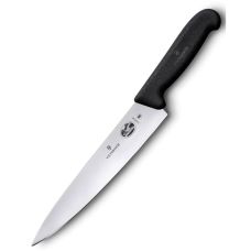 Кухонный нож Victorinox Fibrox Carving, 22 см, с черн. ручкой