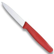 Кухонный нож Victorinox Paring, 8 см, с красн. ручкой