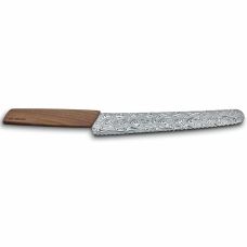 Кухонный нож Victorinox Swiss Modern Bread&Pastry Damast, 22 см, из орех. ручкой (Lim.Ed. 1884)