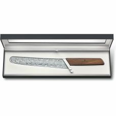 Кухонный нож Victorinox Swiss Modern Bread&Pastry Damast, 22 см, из орех. ручкой (Lim.Ed. 1884)