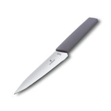 Кухонный нож Victorinox Swiss Modern Kitchen, 15 см, с сирен. ручкой, блистер
