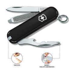 Нож Victorinox Rally 58мм/9функ/черный