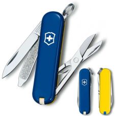 Ніж Victorinox Classic SD Ukraine 58 мм/7 функцій/синьо-жовтий