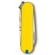 Ніж Victorinox Classic SD Ukraine 58 мм/7 функцій/синьо-жовтий