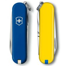 Ніж Victorinox Classic SD Ukraine 58 мм/7 функцій/синьо-жовтий
