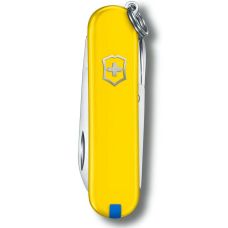 Ніж Victorinox Classic SD Ukraine 58 мм/7 функцій/жовто-синій