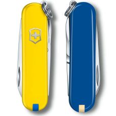 Ніж Victorinox Classic SD Ukraine 58 мм/7 функцій/жовто-синій