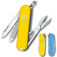 Нож Victorinox Classic SD Ukraine 58 мм/7 функций/желто-голубой