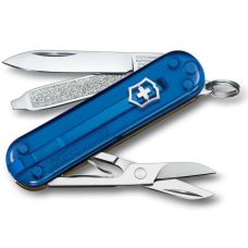 Нож Victorinox Classic SD Ukraine 58 мм/7 функций/сине-желтый прозрачный