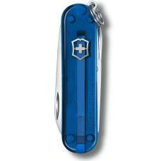 Нож Victorinox Classic SD Ukraine 58 мм/7 функций/сине-желтый прозрачный