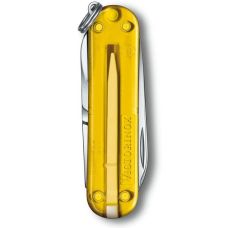 Нож Victorinox Classic SD Ukraine 58 мм/7 функций/сине-желтый прозрачный