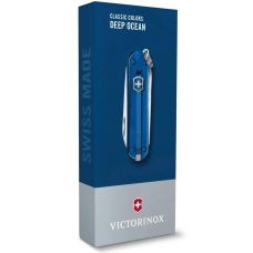 Нож Victorinox Classic SD Ukraine 58 мм/7 функций/сине-желтый прозрачный