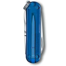 Ніж Victorinox Classic SD Ukraine 58 мм/7 функцій/жовто-синій прозорий