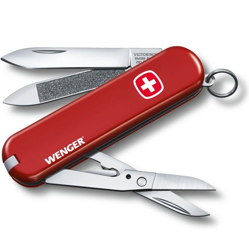 Нож Victorinox Wenger 65 мм/7 функций/красный