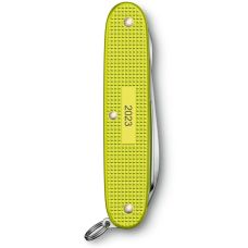 Ніж Victorinox Pioneer X Electric Yellow 93мм/9функ/рифл/яскраво-жовтий