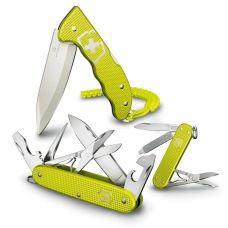 Ніж Victorinox Pioneer X Electric Yellow 93мм/9функ/рифл/яскраво-жовтий