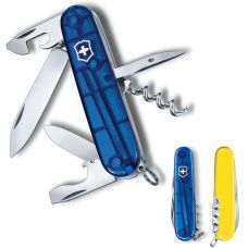 Ніж Victorinox Spartan Ukraine 91мм/12функ/проз.синьо-жовтий