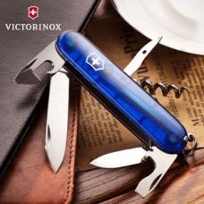 Нож Victorinox Spartan 91мм/12функ/прозрачный синий