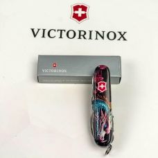 Нож Victorinox Climber Zodiac 91мм/14функ/Лазурный дракон/разноцветный