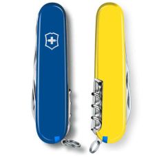 Ніж Victorinox Huntsman Ukraine 91мм/15функ/синьо-жовтий