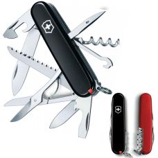 Ніж Victorinox Huntsman Ukraine 91мм/15функ/чорно-червоний