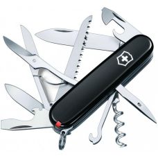 Ніж Victorinox Huntsman Ukraine 91мм/15функ/чорно-червоний