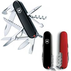 Ніж Victorinox Huntsman Ukraine 91мм/15функ/чорно-червоний