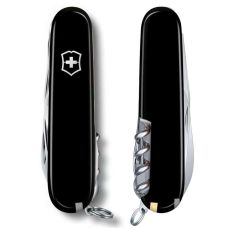Ніж Victorinox Huntsman 91мм/18функ/чорний