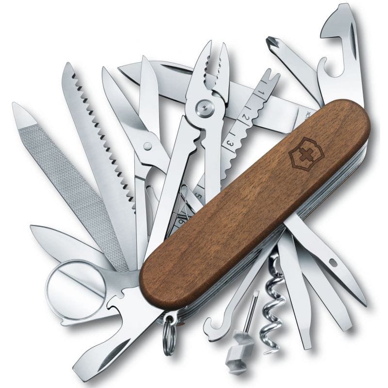 Нож Victorinox Swisschamp Wood 91 мм/29 функ/коричневый