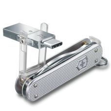 Ніж Victorinox Jetsetter@work 58 мм/6 функцій/USB 3.0/3.1 32 Гб/сріблястий, блістер