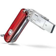 Нож Victorinox Midnite Manager@work 58 мм/11 функций/USB 3.0/3.1 32 Гб/прозр.красный