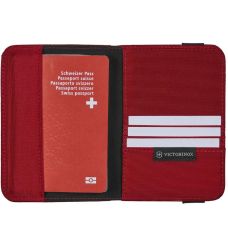 Обложка для паспорта Victorinox Travel Accessories 5.0/Red, красная