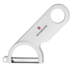 Овочечистка Victorinox Swiss гладкое лезвие, белая