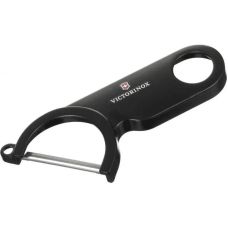 Овощечистка Victorinox Swiss гладкое лезвие, черная