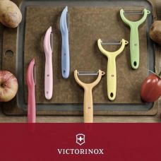 Овощечистка Victorinox Tomato and Kiwi, светло-оранжевая