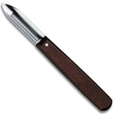 Овочечистка Victorinox 1 лезо, з дерев. ручкою, коричнева