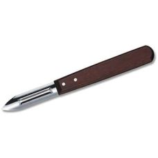 Овощечистка Victorinox 2 лезвия, с дерев. ручкой, коричневая