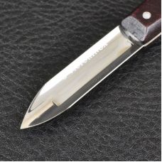 Овочечистка Victorinox 1 лезо, з дерев. ручкою, коричнева