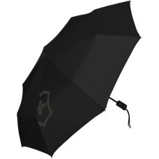 Зонтик складной Victorinox Travel Travel Accessories Edge Black, автомат, D90x29 см, черный